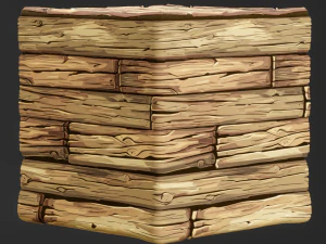 Stylized Wood Seamless Texture CG Textures