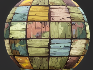 Stylized Wood Seamless Texture CG टेक्स्चर्स
