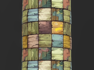 Stylized Wood Seamless Texture CG Textures