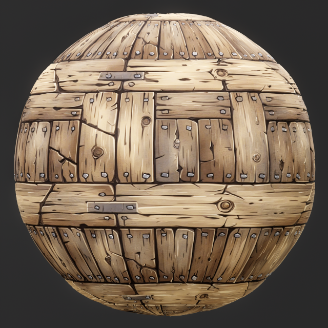 Stylized Wood Seamless Texture CG Textures .c4d .max .obj .3ds .fbx .stl .blend