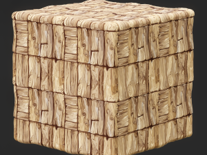 Stylized Wood Seamless Texture CG テクスチャ