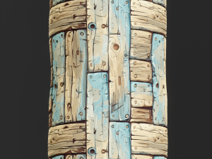 Stylized Wood Seamless Texture CG Textures