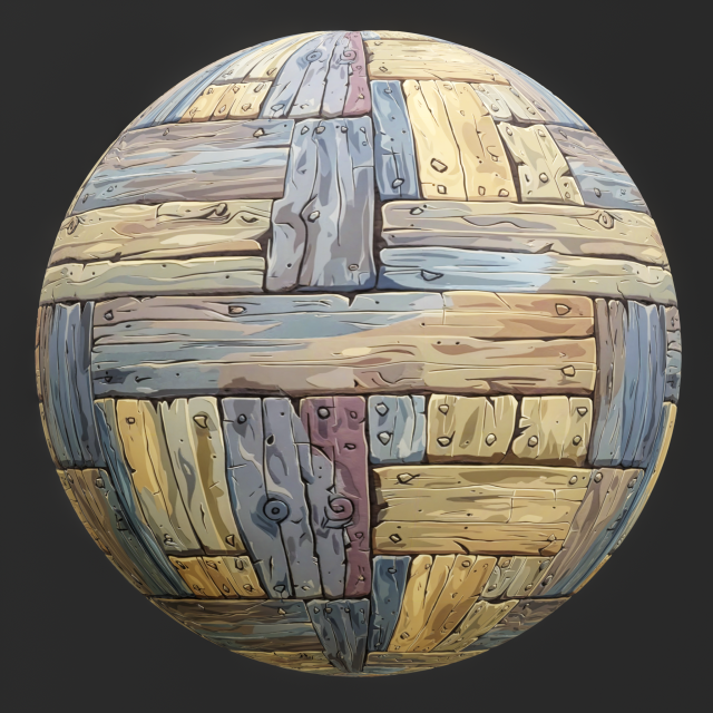 Stylized Wood Seamless Texture CG Текстуры .c4d .max .obj .3ds .fbx .stl .blend 