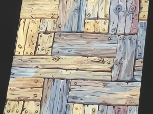 Stylized Wood Seamless Texture CG Текстуры