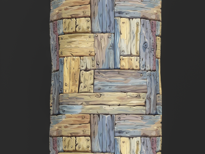 Stylized Wood Seamless Texture CG Текстуры
