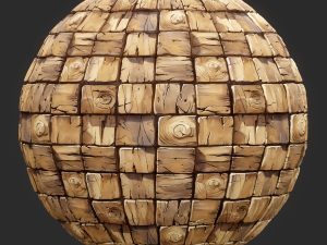 Stylized Wood Seamless Texture CG テクスチャ