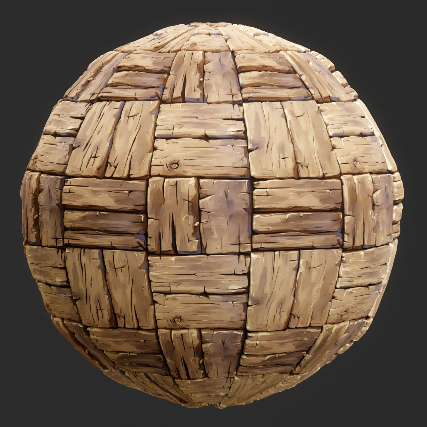 Stylized Wood Seamless Texture CG Textures .c4d .max .obj .3ds .fbx .stl .blend 