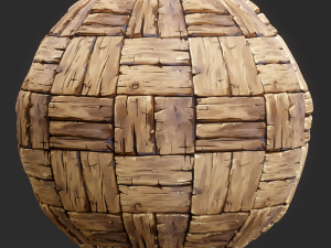 Stylized Wood Seamless Texture CG Textures