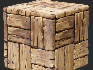 Stylized Wood Seamless Texture CG Текстури