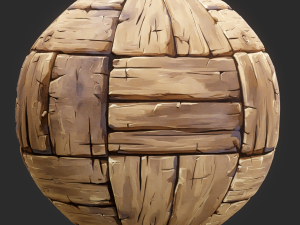 Stylized Wood Seamless Texture CG Текстури