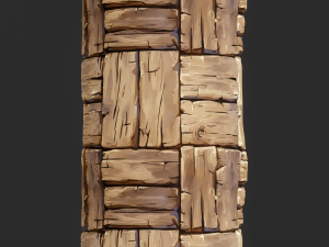 Stylized Wood Seamless Texture CG Текстури