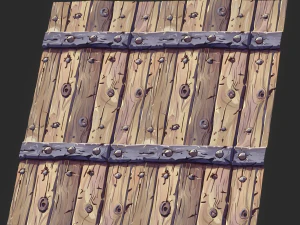 Stylized Wood Seamless Texture CG Textures
