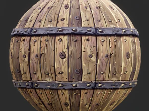 Stylized Wood Seamless Texture CG Textures