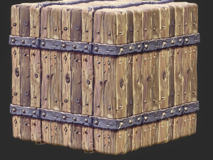 Stylized Wood Seamless Texture CG テクスチャ