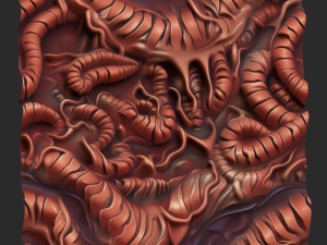 Horror Seamless Texture CG テクスチャ
