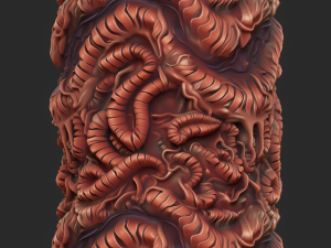 Horror Seamless Texture CG テクスチャ