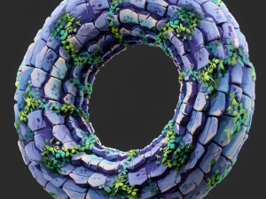 Stylized Roof Seamless Texture CG Texturen