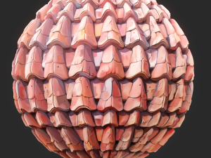 Stylized Roof Seamless Texture CG Texturen