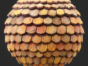 Stylized Roof Seamless Texture CG Текстуры