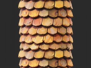 Stylized Roof Seamless Texture CG Textures