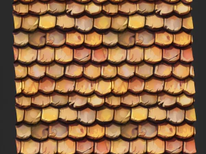 Stylized Roof Seamless Texture CG Textures