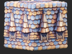 Stylized Roof Seamless Texture CG 纹理