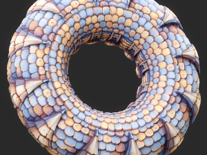 Stylized Roof Seamless Texture CG 纹理
