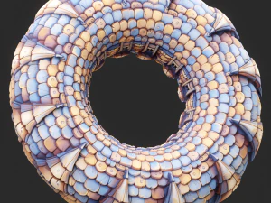 Стилизованная бесшовная текстура крыши CG Текстуры