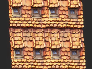 Stylized Roof Seamless Texture CG Textures