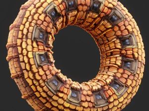 Stylized Roof Seamless Texture CG Textures