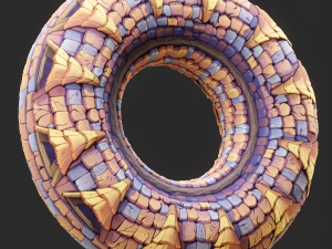 Stylized Roof Seamless Texture CG Textures