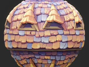 Stylized Roof Seamless Texture CG Textures