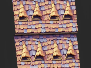 Stylized Roof Seamless Texture CG Textures