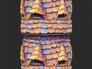 Stylized Roof Seamless Texture CG Textures