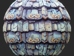 Stylized Roof Seamless Texture CG Texturen