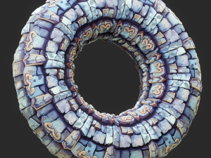 Stylized Roof Seamless Texture CG टेक्स्चर्स
