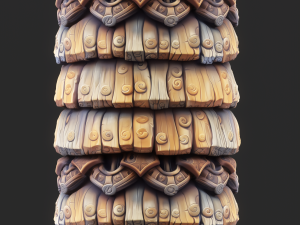 Stylized Roof Seamless Texture CG Textures
