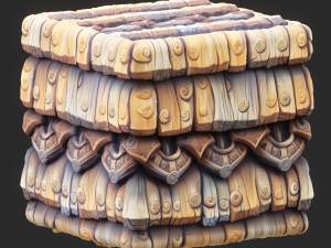 Stylized Roof Seamless Texture CG Textures