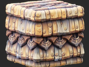 Stylized Roof Seamless Texture CG Textures