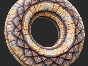 Stylized Roof Seamless Texture CG Textures