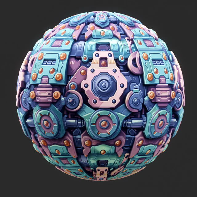 Sci-FI naadloze textuur CG Texturen .c4d .max .obj .3ds .fbx .stl .blend 