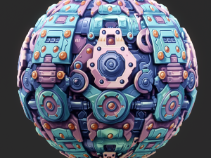 Sci-FI Seamless Texture CG Textures
