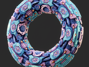Sci-FI Seamless Texture CG Texturen