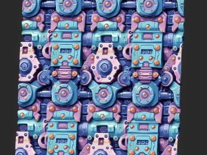 Sci-FI Seamless Texture CG Texturen