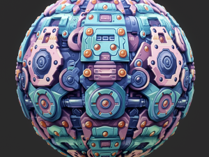 Sci-FI Seamless Texture CG Texturen