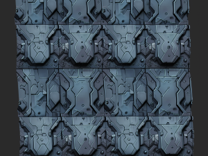 Sci-FI Seamless Texture CG Textures