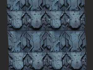 Sci-FI Seamless Texture CG Textures