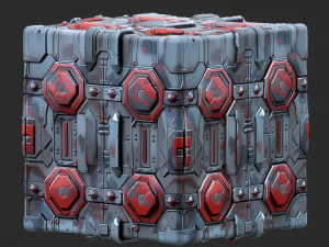 Sci-FI Seamless Texture Tekstur CG