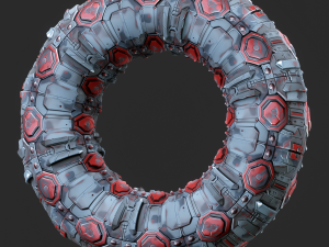 Sci-FI Seamless Texture Tekstur CG