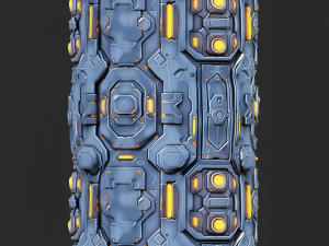 Sci-FI Seamless Texture CG Текстуры